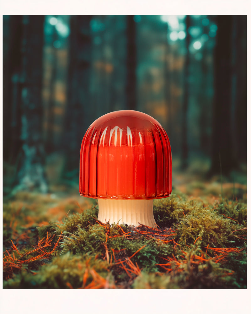 Swedish Dream Pine Mushroom Candle